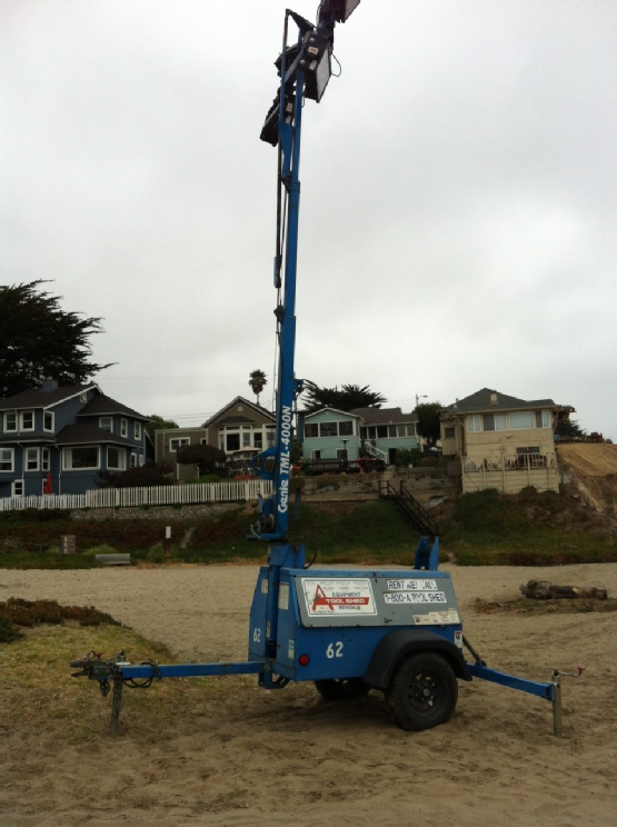 Lights on the beach - For July 4th Celebration in Santa Cruz County