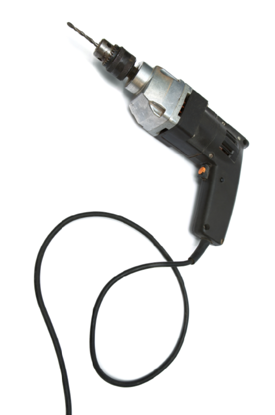 Powerful electric drill