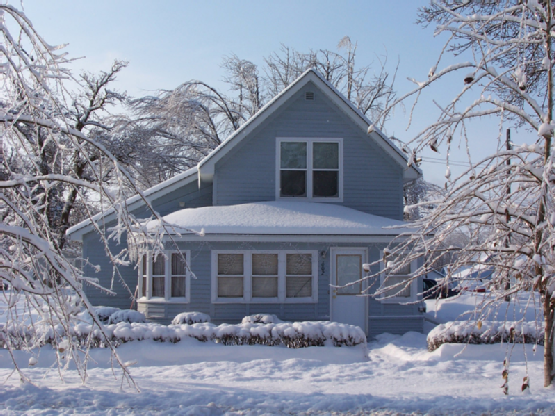 Winter Home Front Door